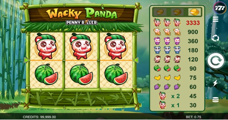 Wacky Panda slots demo